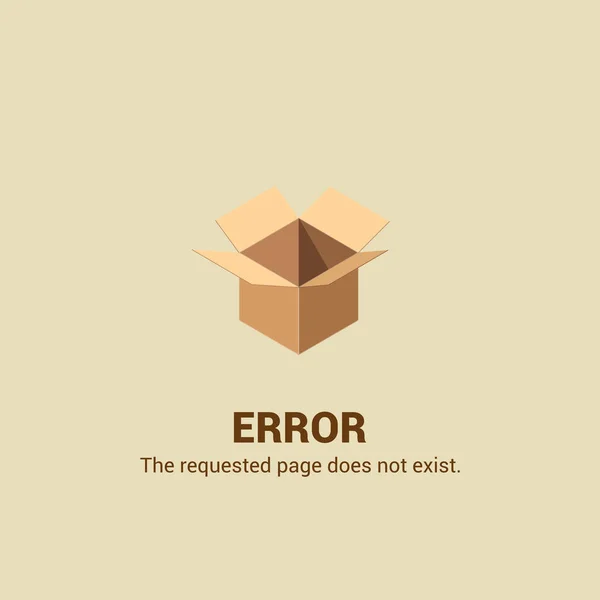 404 页未找到设计模板。404 错误页概念。链接到非现有域。矢量插图 — 图库矢量图片