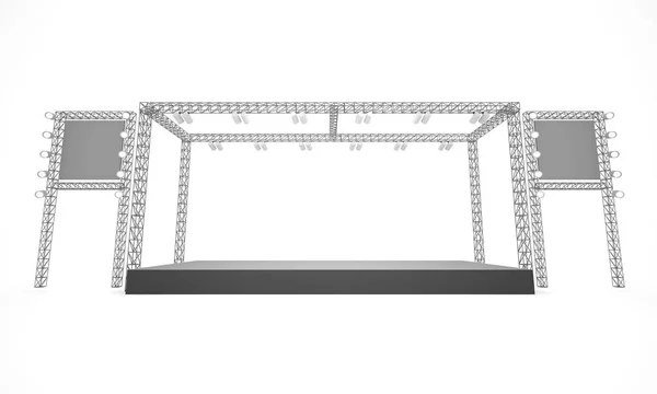 3D sahne olay tv hafif bir gün iç render illüstrasyon evreleme yol açtı.