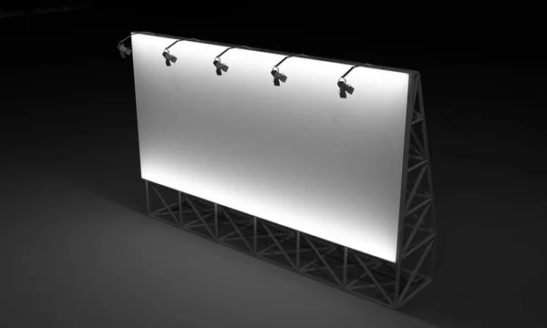 Rendering Backdrop Advertising Billboard Stage Event Led Light Illustration — Stock Photo, Image