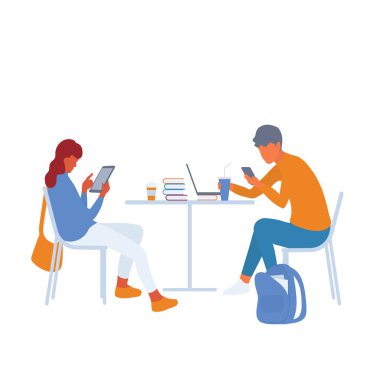 Bilgi toplamak veya dikkatleri dağılmak için gadget'ları kullanan modern öğrenciler