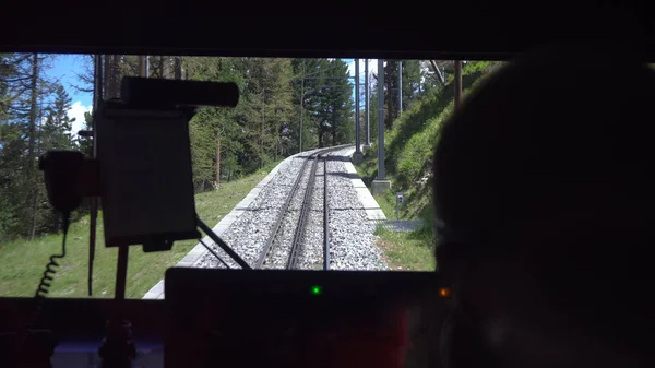 Train Driver POV View Outside Window