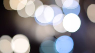 Bulanık araba farlar - Bokeh