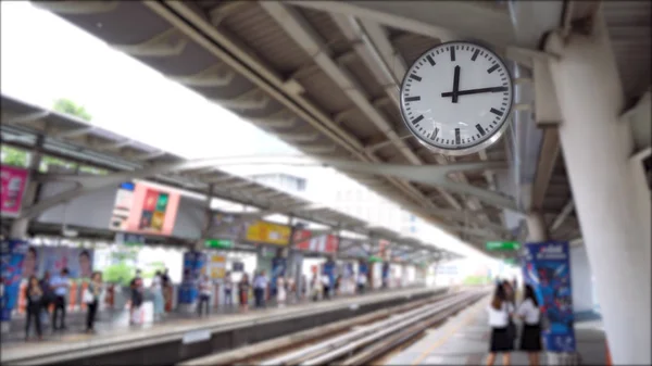 Часы Железнодорожном Вокзале Коммерческие — стоковое фото