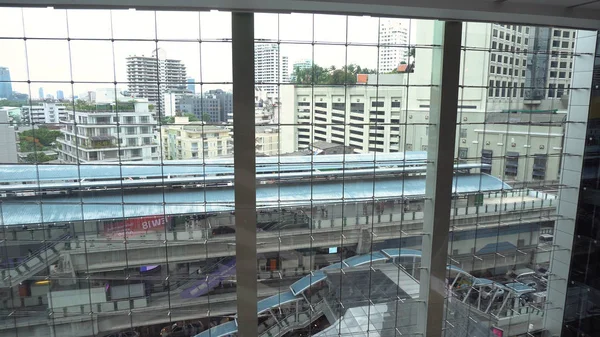 Вид Район Асоке Бангкоке Вид Изнутри Торгового Центра Терминала Бангкок — стоковое фото