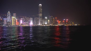 Hong Kong Senfoni tekne - Hong Kong - Nisan, 2018 görülen ışıklar