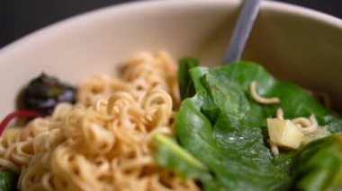 Kasede Lezzetli Şehriye Çorbası sığ derinlik kapasite Yakın Çekim