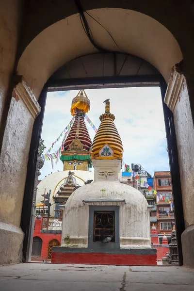 Shreegha Stupa Khatesimbu Stupa Nagha Bahal Katmandú Nepal — Foto de Stock
