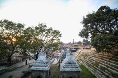 Katmandu, Nepal tesislerinde Pashupatinath Tapınağı