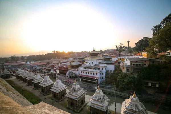 Святий Храм Pashupatinath Катманду Непал — стокове фото