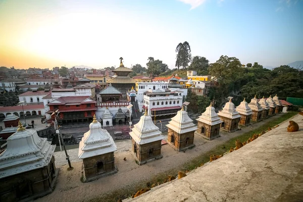 Святий Храм Pashupatinath Катманду Непал — стокове фото