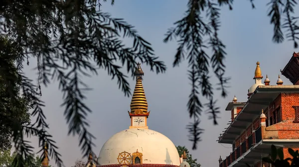 Buddhistisches Kloster Lumbini Nepal — Stockfoto
