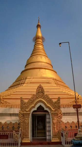 Myanmar Golden Temple Lumbini Nepal — Stock Photo, Image