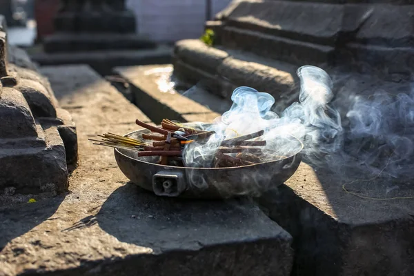 Pachnące Kadzidło Kije Używane Podczas Wydarzenia Religijne — Zdjęcie stockowe