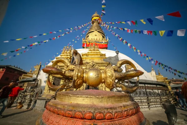 Katmandou Népal Novembre 2018 Swayambhunath Stupa Katmandou — Photo