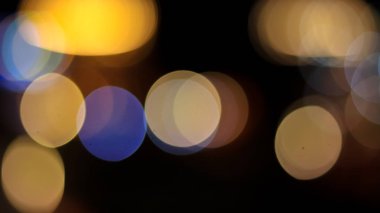 Bokeh dekorasyon ışıklar arka plan veya doku