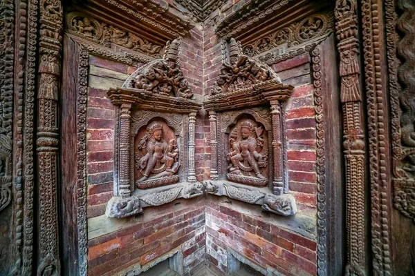 Ancien Temple Dans Ancienne Ville Patan Népal Patan Durbar Square — Photo