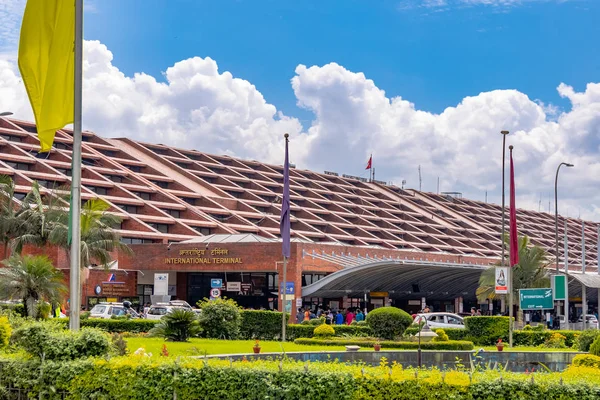 Katmandu Nepal Września 2019 Międzynarodowe Lotnisko Katmandu Nepal — Zdjęcie stockowe