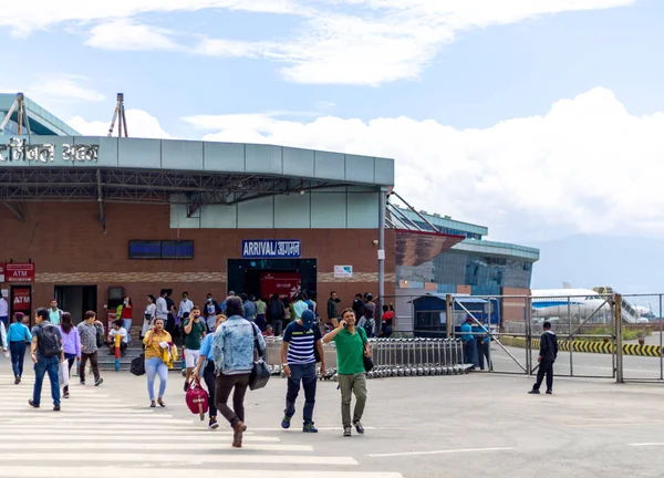 Katmandu Nepal Września 2019 Międzynarodowe Lotnisko Katmandu Nepal — Zdjęcie stockowe