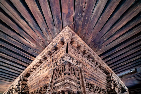 Les Gens Promènent Autour Patan Durbar Square Site Classé Patrimoine — Photo