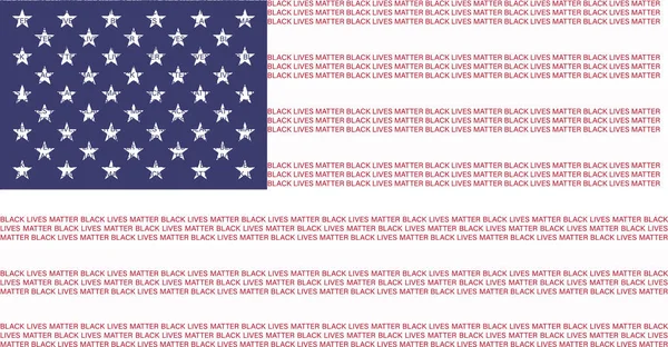 Графическая Иллюстрация Black Lives Matter Blm Использования Качестве Плаката Повышения — стоковый вектор