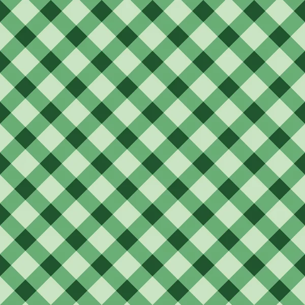 Motif Carreaux Sans Couture Couleurs Vertes Idéal Pour Papier Emballage — Image vectorielle