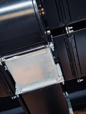 Havalandırma sistemi kanal bileşeni hava akışı ve iklim kontrolü