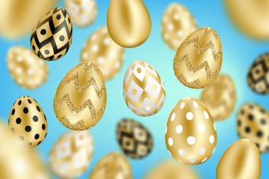 Altın yumurta arka plan