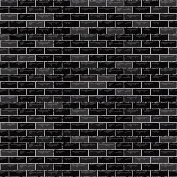 Μαύρο τοίχο από τούβλα διάνυσμα — Διανυσματικό Αρχείο