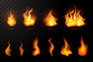 Gerçekçi alevler yaktı