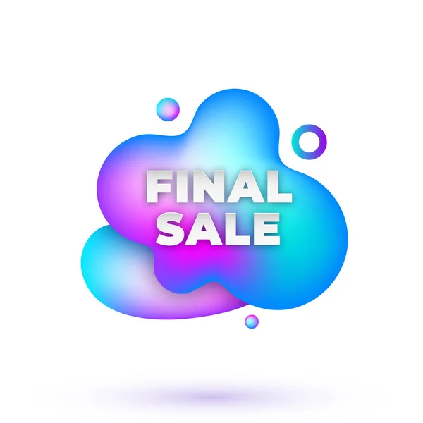 Final sale Amoeba — Wektor stockowy