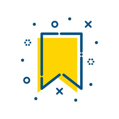 Düz anahat yer imi simgesi