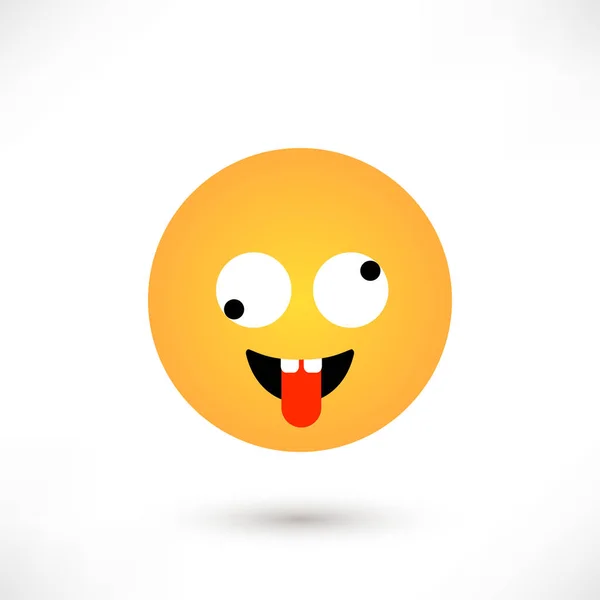 Emoticon quadrado rosto surpreso com boca circular aberta - ícones