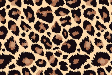 Moda leopar kahverengi arkaplan