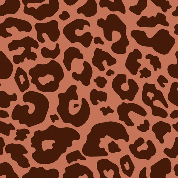 Padrão Sem Costura Leopardo Abstrato Moda Textura Pele Chita Animal —  Vetores de Stock