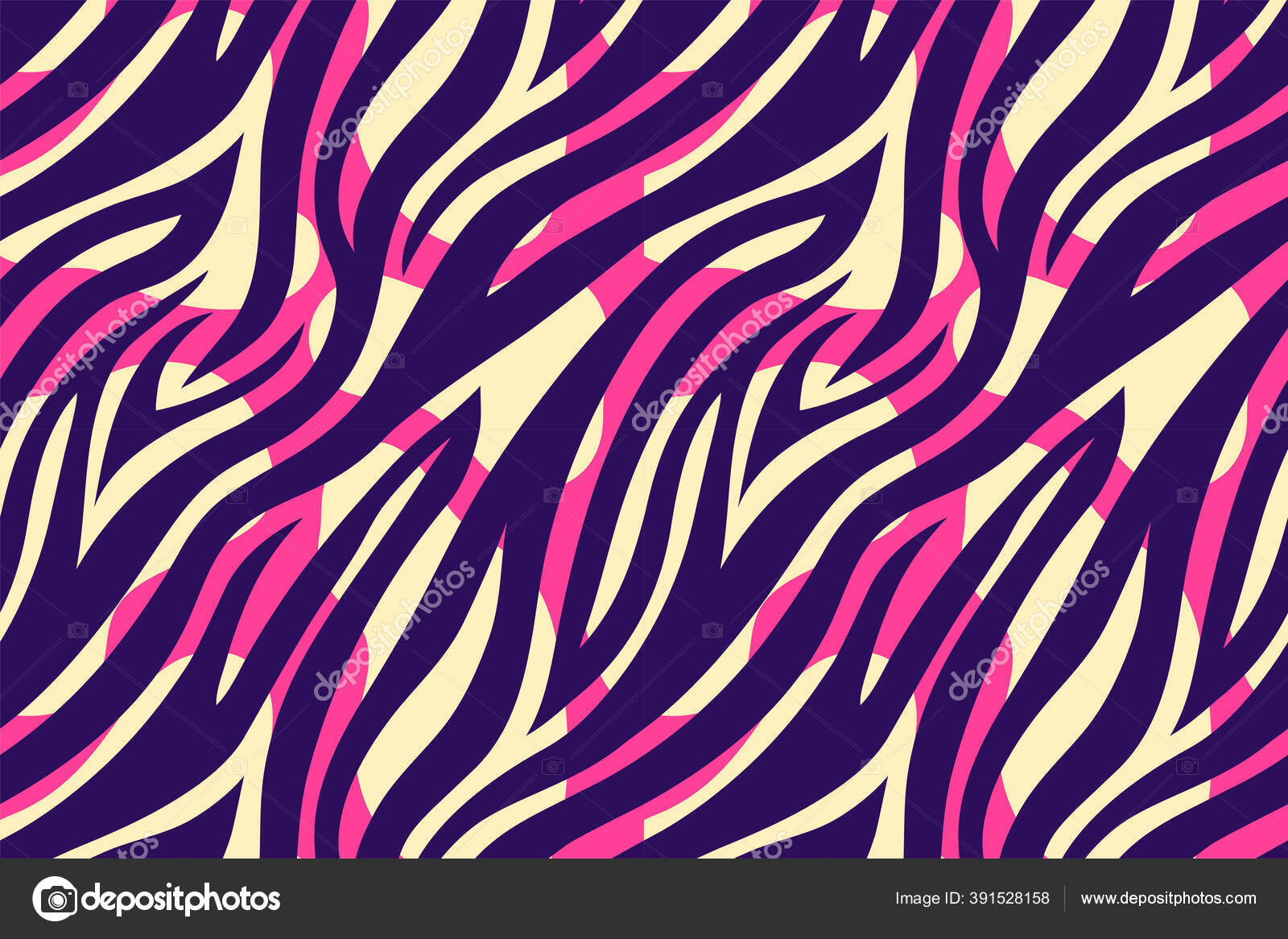 Trendy Color Abstracto Tigre Patrón Fondo Textura Piel Animal Salvaje  Vector de stock #391528158 de ©Ketmut, image size:1600x1167