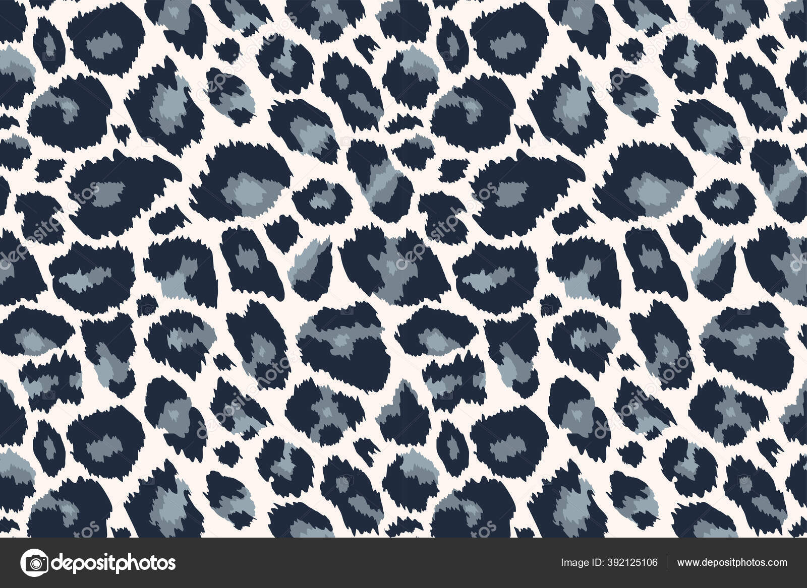 Trendy Snow Leopard Pattern Background Hand Drawn Fashionable Wild Animal  Stock Vector Image by ©Ketmut #392125106