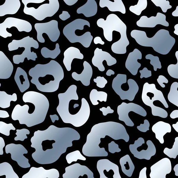 유행하는 표범은 추상적으로 매끄럽지 패턴입니다 디자인 벽지등을 검은색 치타의 — 스톡 벡터