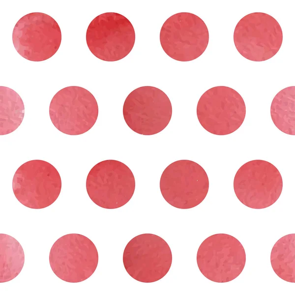 Sem Costura Aquarela Polka Dot Padrão —  Vetores de Stock