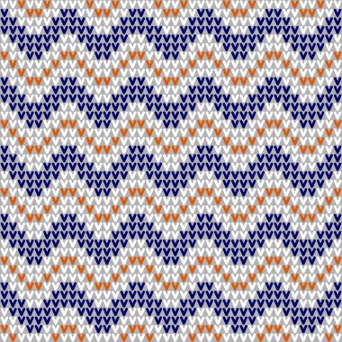 Örme sorunsuz vektör desen deniz Tema