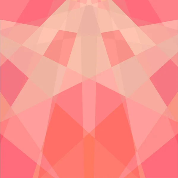 Tavolozza di ombre diverse di colore di corallo vivente alla moda. Tendenza geometrica sfondo rosa. Disegno vettoriale . — Vettoriale Stock