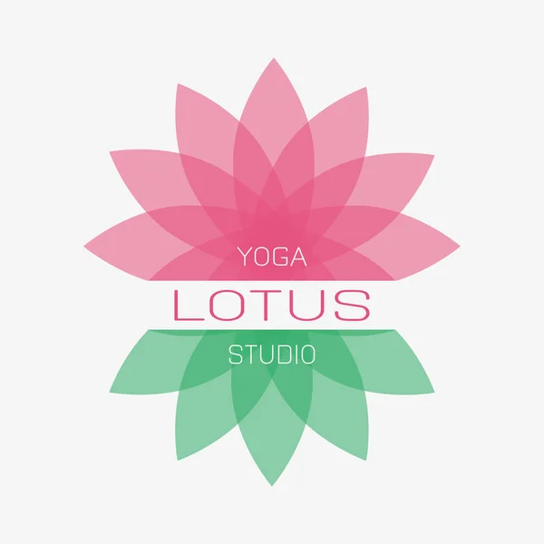 Lotus studio yoga logo sample.