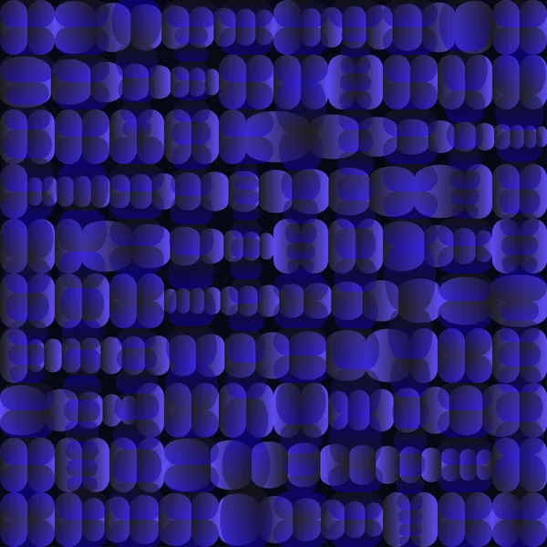 Soyut Geometrik Şekillerin Kusursuz Deseni Farklı Şeffaflık Moda Mavisi Renginde — Stok Vektör