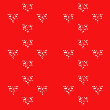 Desen kiraz ile. -İllüstrasyon.