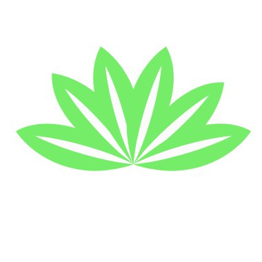 Yaprakları. Vektör çizim, beyaz izole.