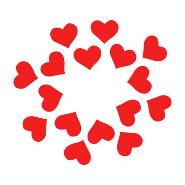 Kalp deseni. arka plan tatlı ve sevenler için güzel ya da bakmak