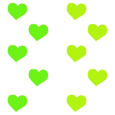 Sevgililer günü arka plan için farklı renklerde kalp şekilleri. 