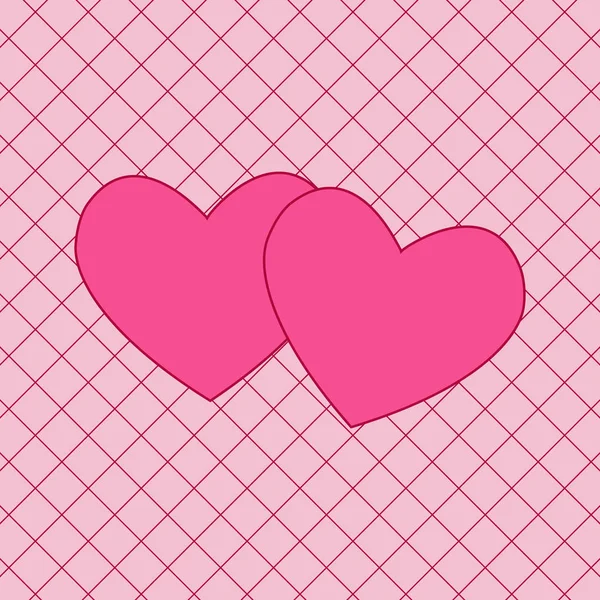 Art vectoriel en amour et romantique avec forme de coeur en emo positif — Image vectorielle