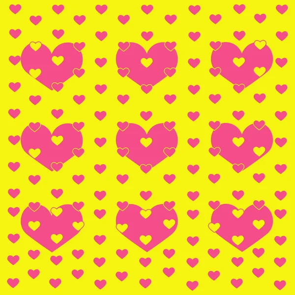 Heart pattern. background look sweet and beautiful for lovers or — ストックベクタ