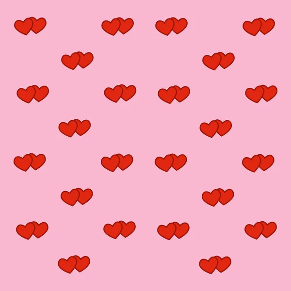 Heart pattern. background look sweet and beautiful for lovers or — ストックベクタ