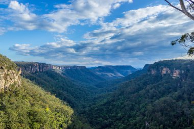 Kanguru Vadisi manzara görünümü, Nsw, Avustralya